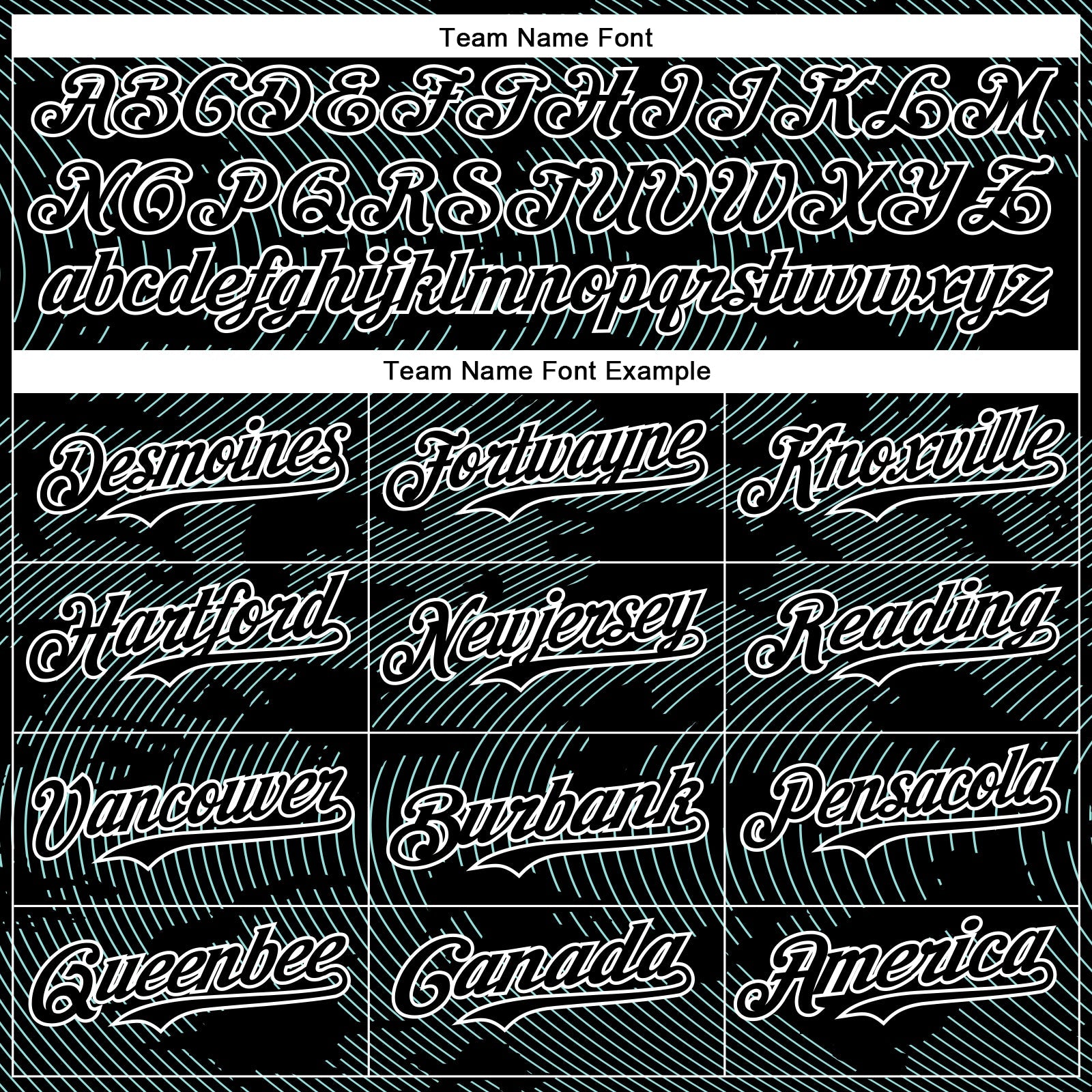 Custom Black Ice Blue-White Curve Lines Bomber Full-Snap Varsity Letterman Hoodie Jacket view 5