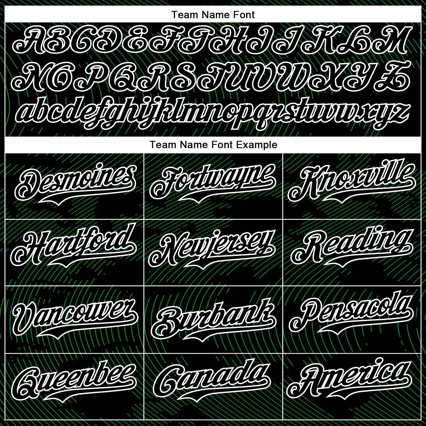 Custom Black Grass Green-White Curve Lines Bomber Full-Snap Varsity Letterman Hoodie Jacket view 5