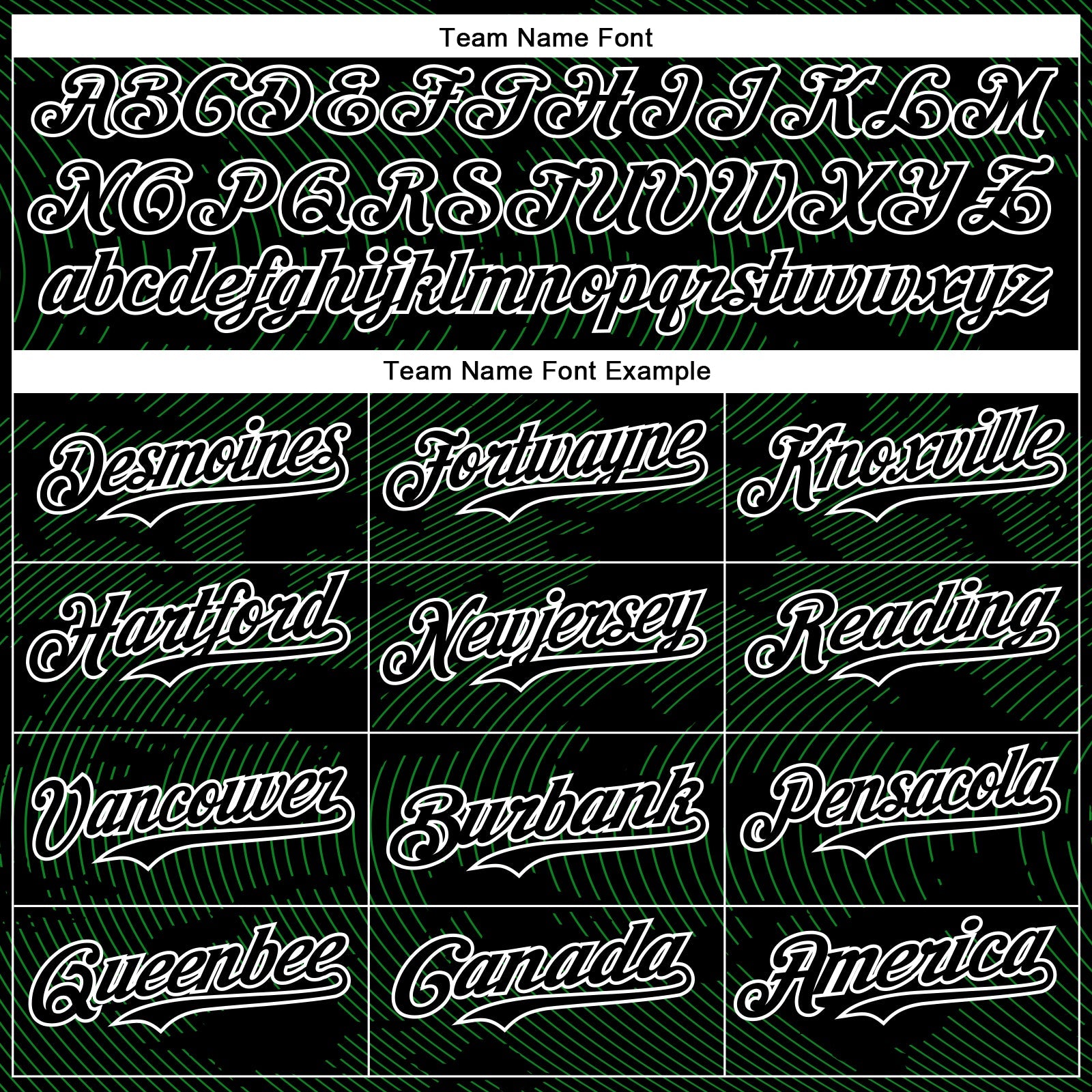 Custom Black Grass Green-White Curve Lines Bomber Full-Snap Varsity Letterman Hoodie Jacket view 5