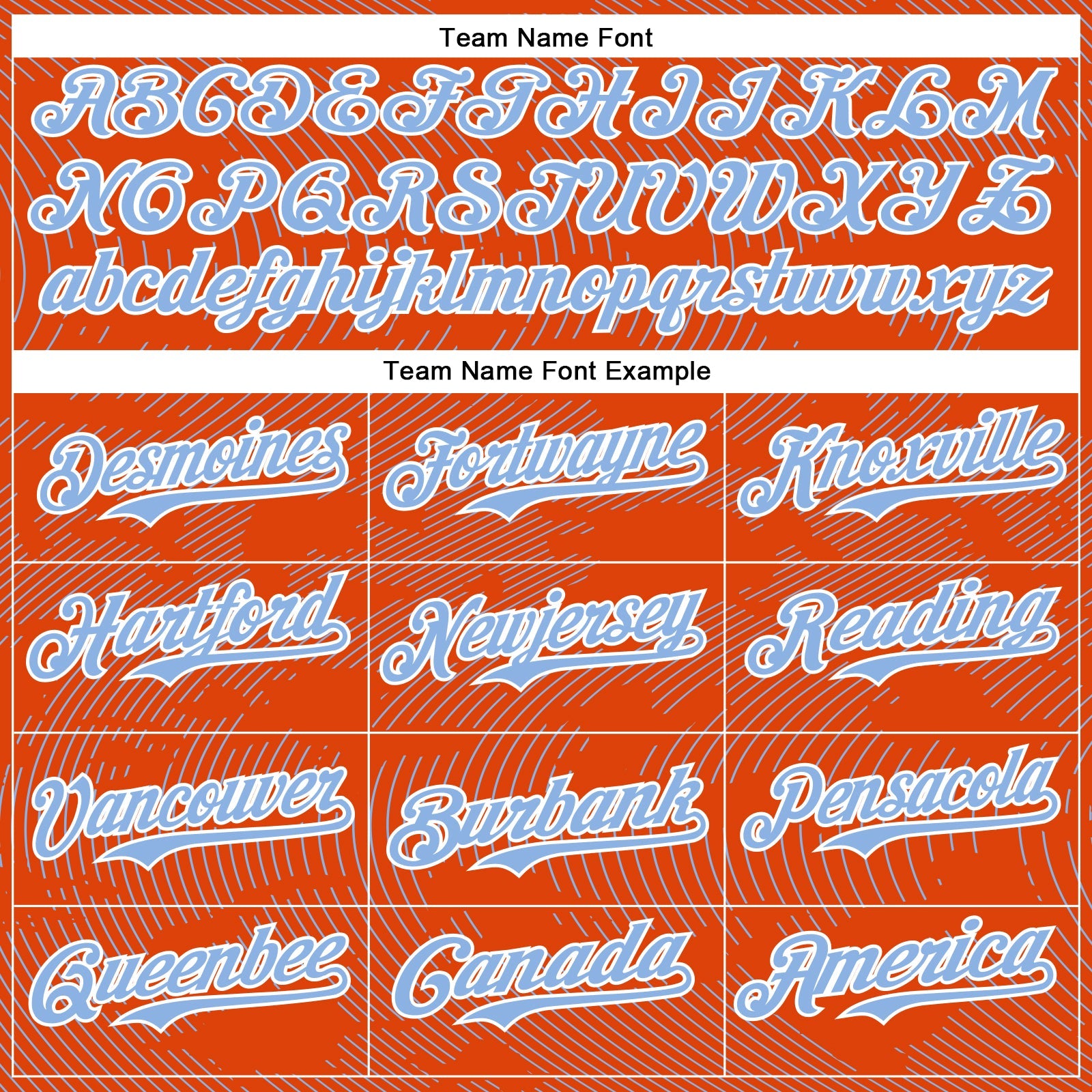 Custom Orange Light Blue-White Curve Lines Bomber Full-Snap Varsity Letterman Hoodie Jacket view 5