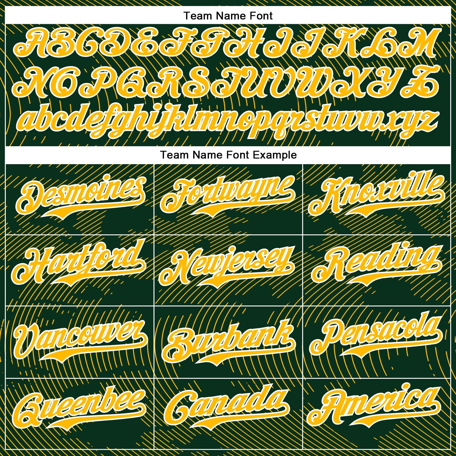 Custom Green Gold-White Curve Lines Bomber Full-Snap Varsity Letterman Hoodie Jacket view 5