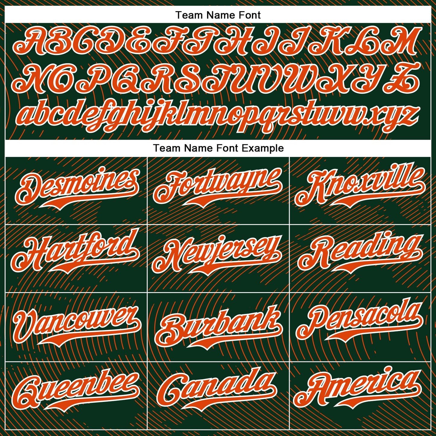 Custom Green Orange-White Curve Lines Bomber Full-Snap Varsity Letterman Hoodie Jacket view 5