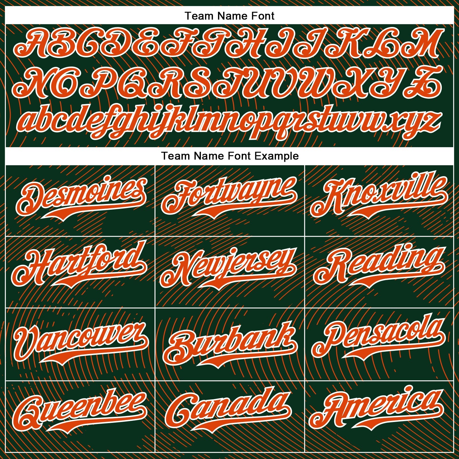 Custom Green Orange-White Curve Lines Bomber Full-Snap Varsity Letterman Hoodie Jacket view 5
