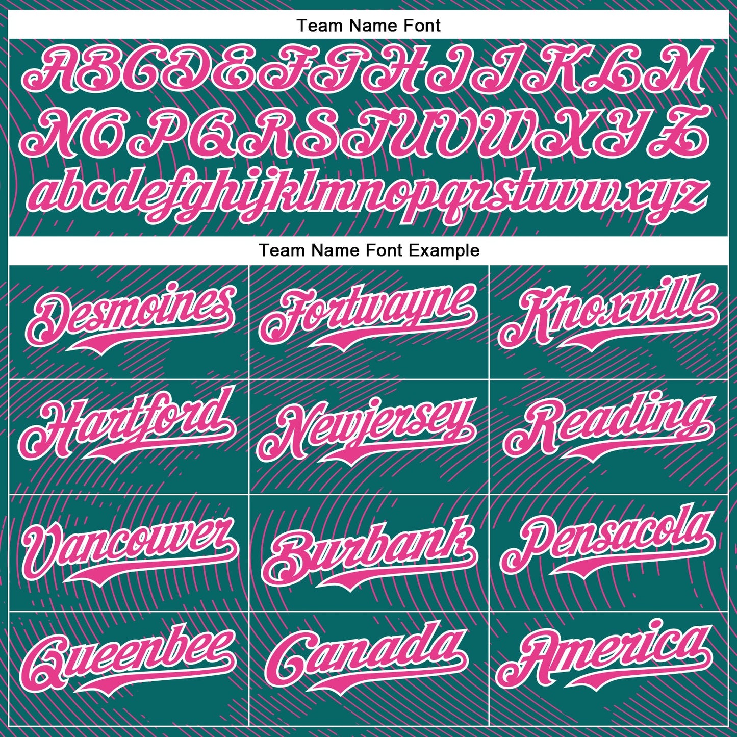 Custom Teal Pink-White Curve Lines Bomber Full-Snap Varsity Letterman Hoodie Jacket view 5