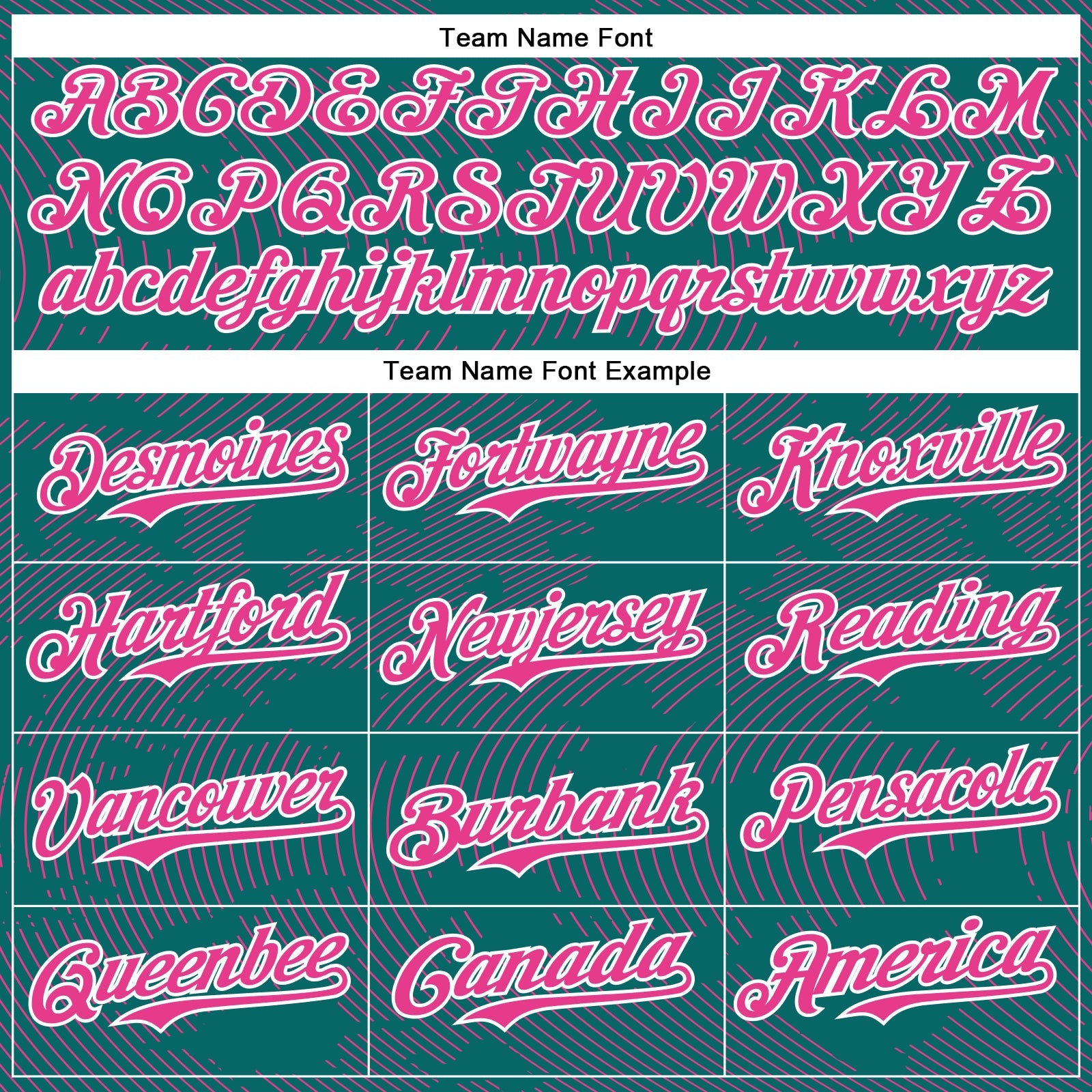 Custom Teal Pink-White Curve Lines Bomber Full-Snap Varsity Letterman Hoodie Jacket view 5
