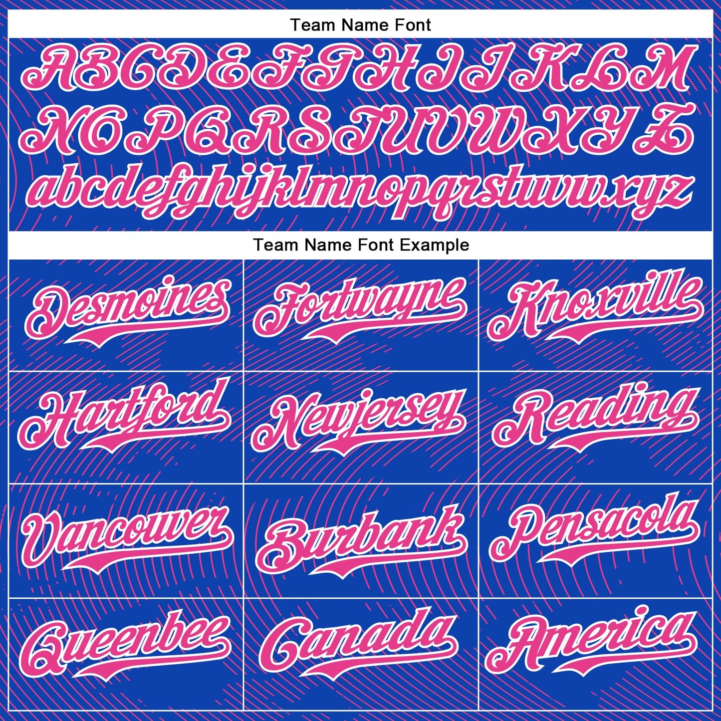 Custom Thunder Blue Pink-White Curve Lines Bomber Full-Snap Varsity Letterman Hoodie Jacket view 5