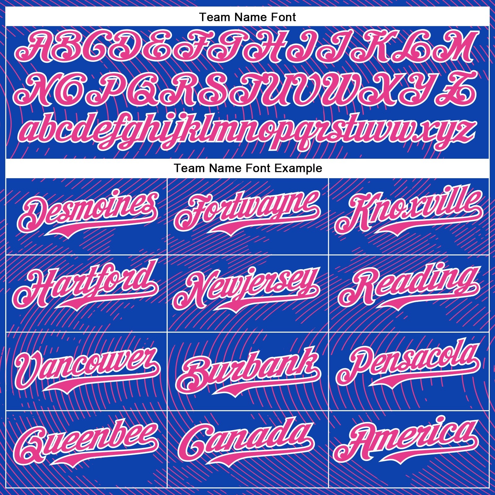 Custom Thunder Blue Pink-White Curve Lines Bomber Full-Snap Varsity Letterman Hoodie Jacket view 5