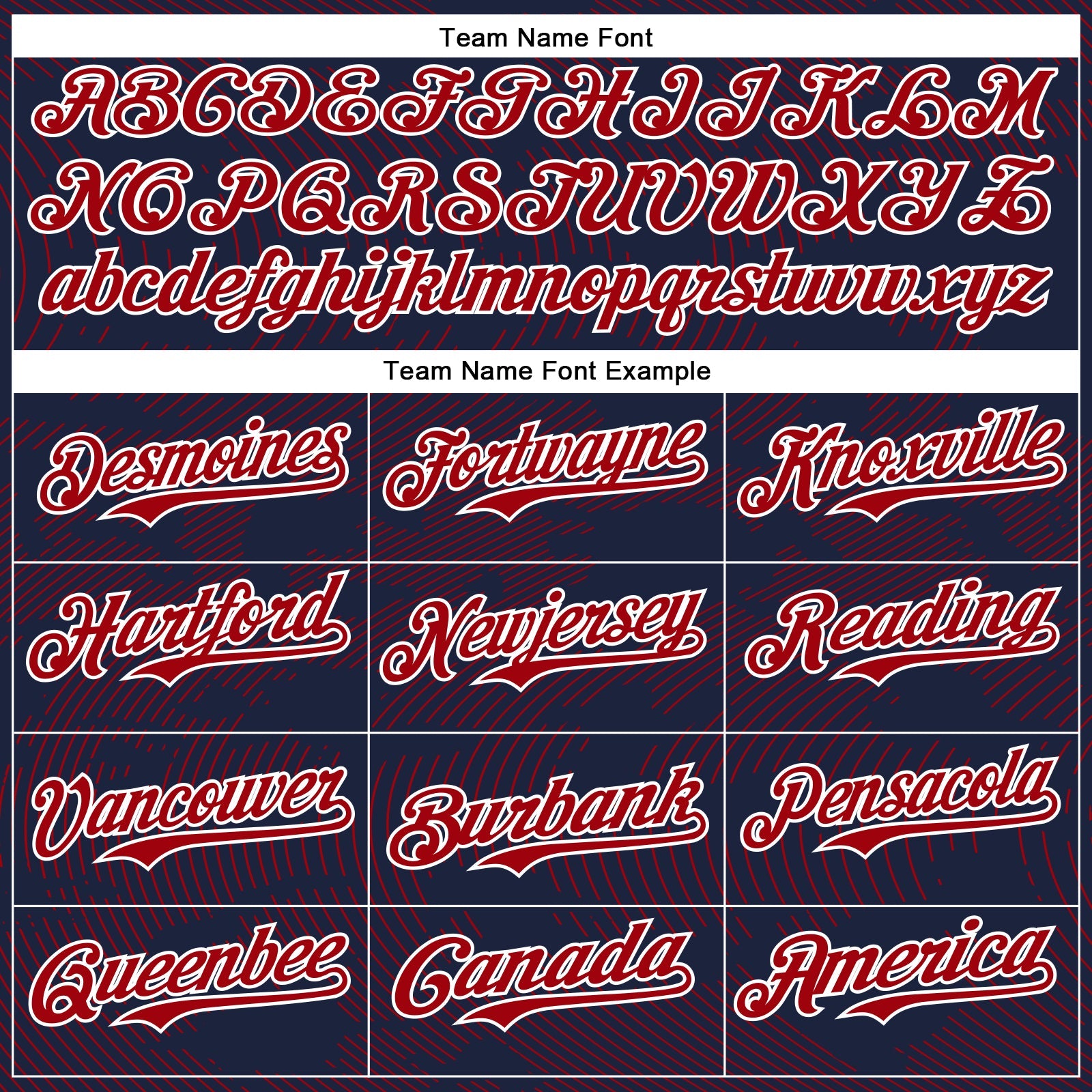 Custom Navy Red-White Curve Lines Bomber Full-Snap Varsity Letterman Hoodie Jacket view 5