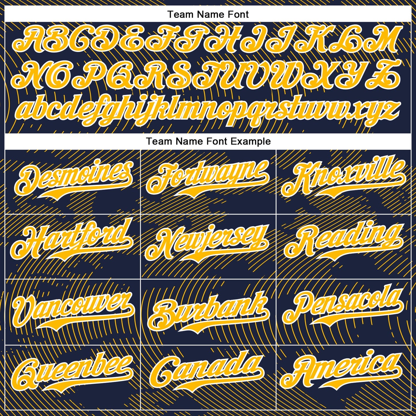 Custom Navy Gold-White Curve Lines Bomber Full-Snap Varsity Letterman Hoodie Jacket view 5
