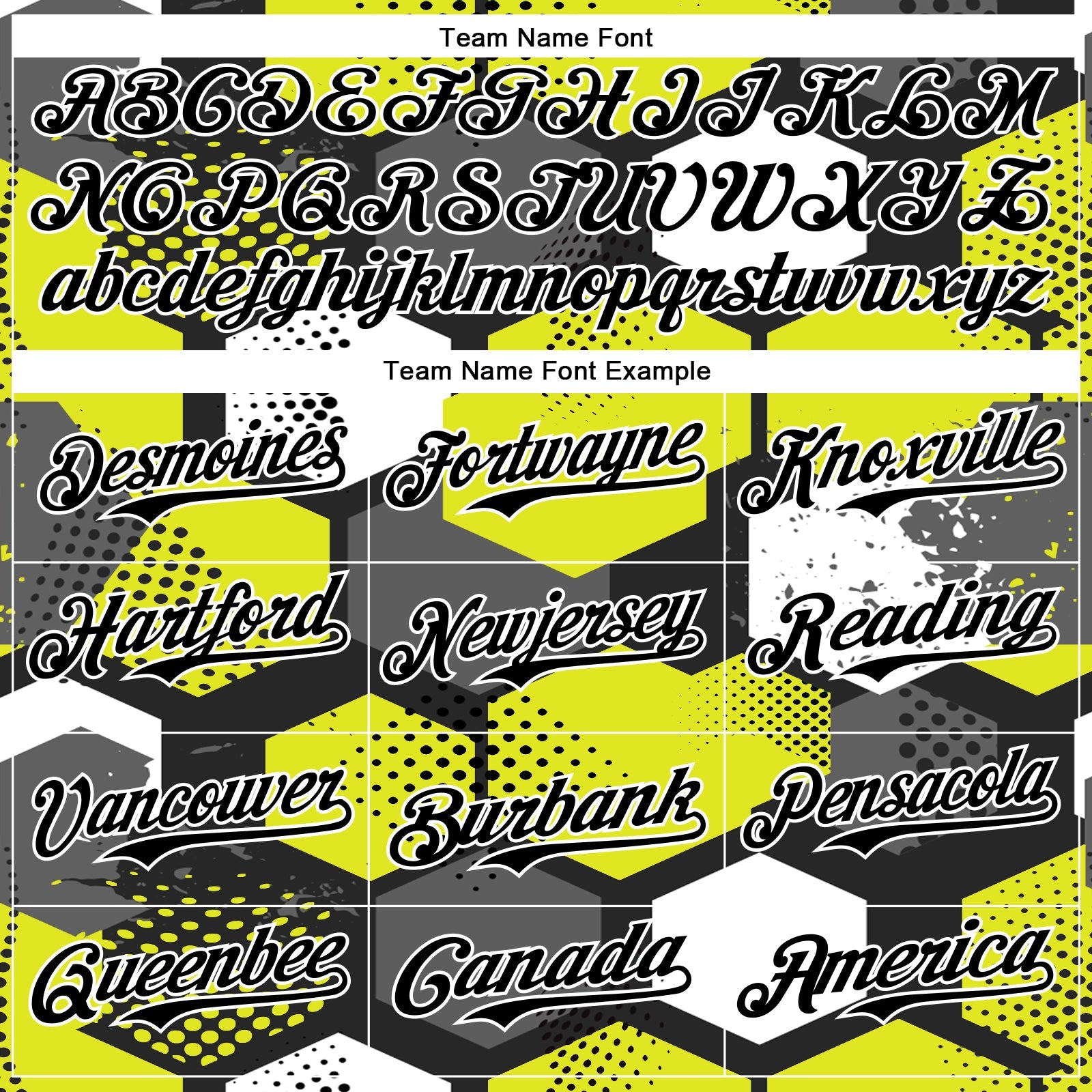 Custom Black Neon Yellow-White Geometric Shape Bomber Full-Snap Varsity Letterman Hoodie Jacket view 5
