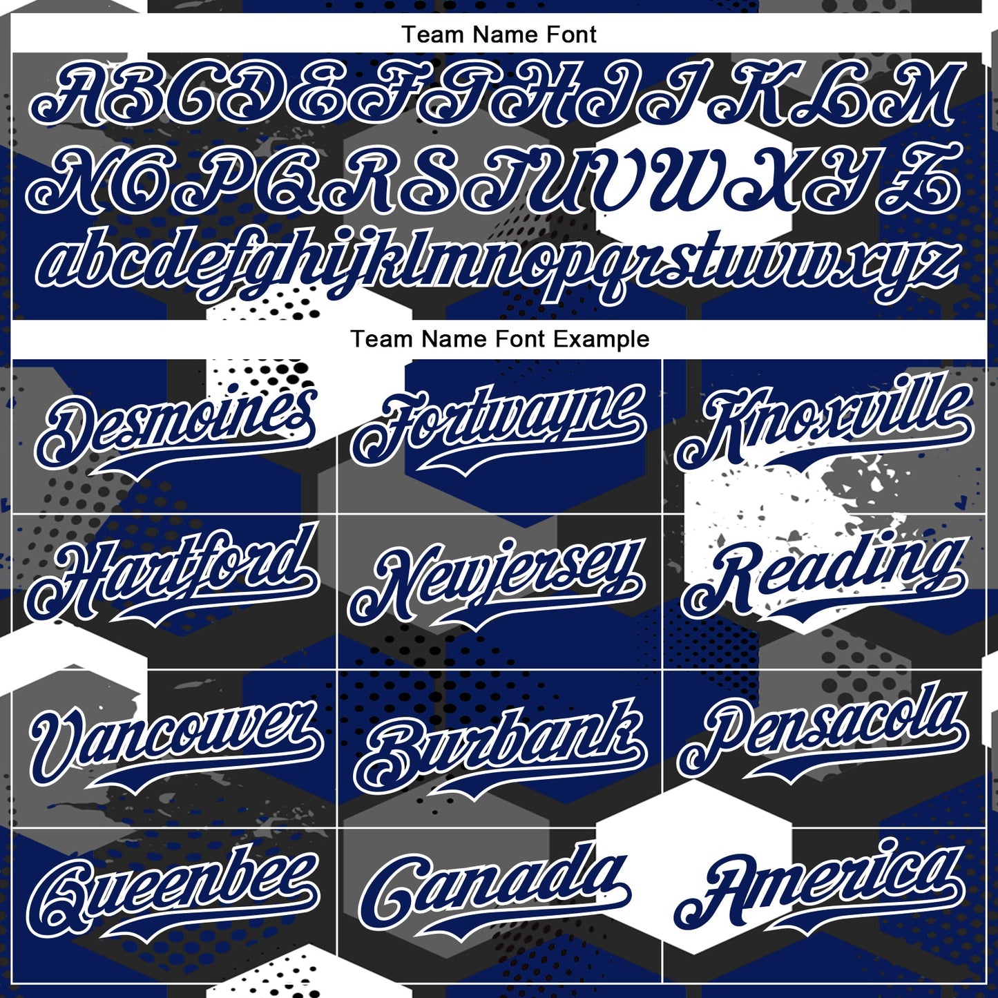 Custom Black Royal-White Geometric Shape Bomber Full-Snap Varsity Letterman Hoodie Jacket view 5