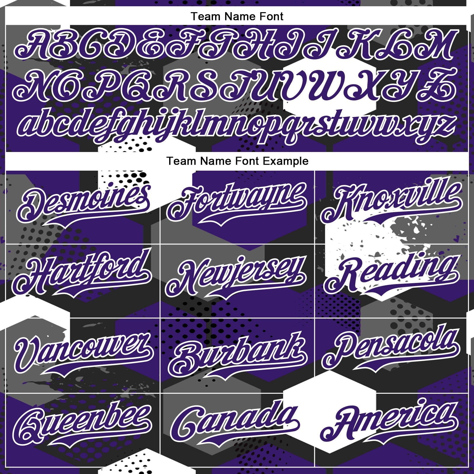 Custom Black Purple-White Geometric Shape Bomber Full-Snap Varsity Letterman Hoodie Jacket view 5