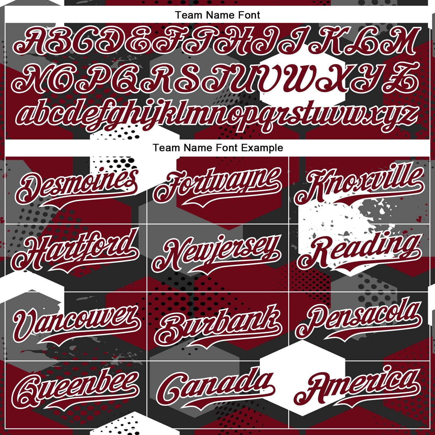 Custom Black Crimson-White Geometric Shape Bomber Full-Snap Varsity Letterman Hoodie Jacket view 5