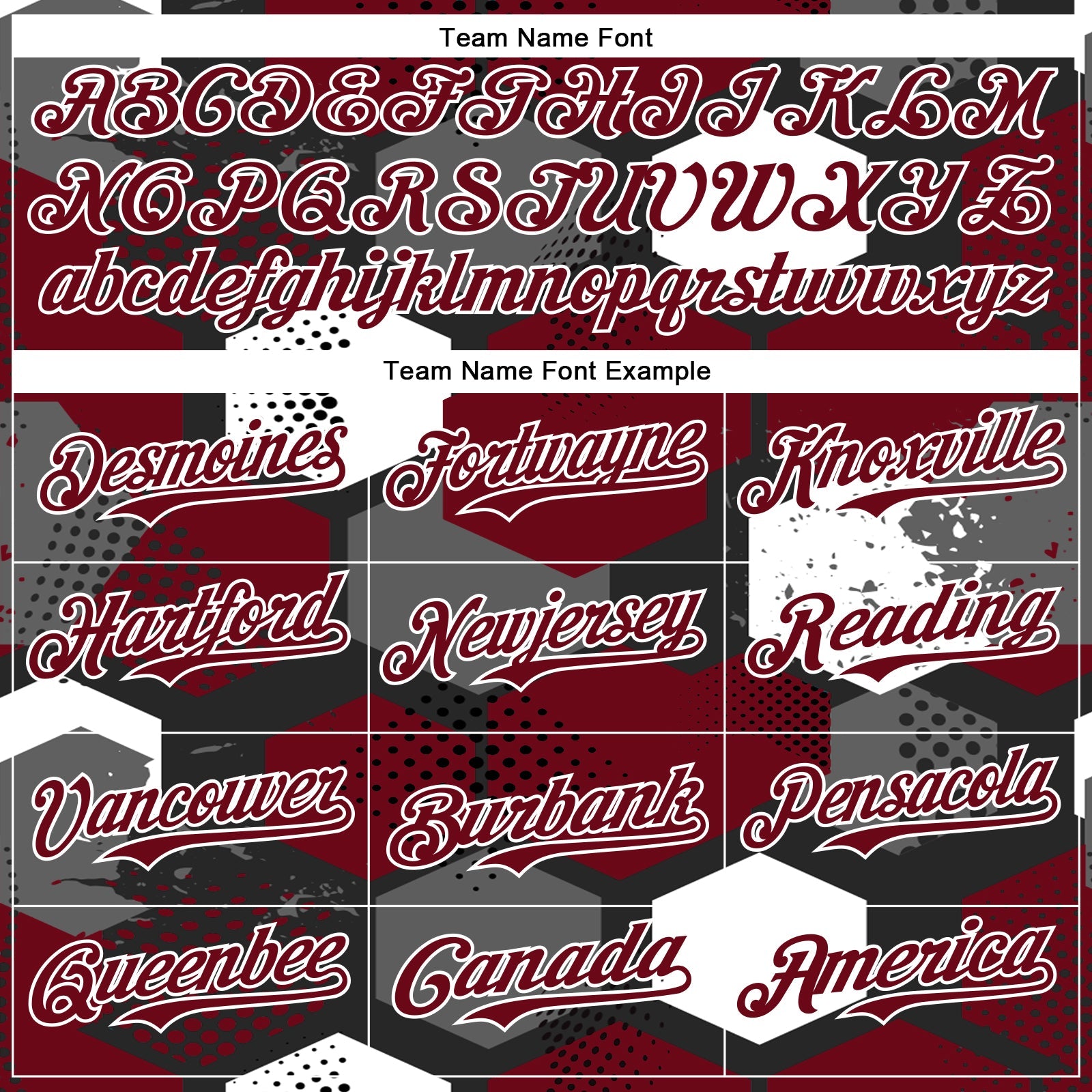 Custom Black Crimson-White Geometric Shape Bomber Full-Snap Varsity Letterman Hoodie Jacket view 5