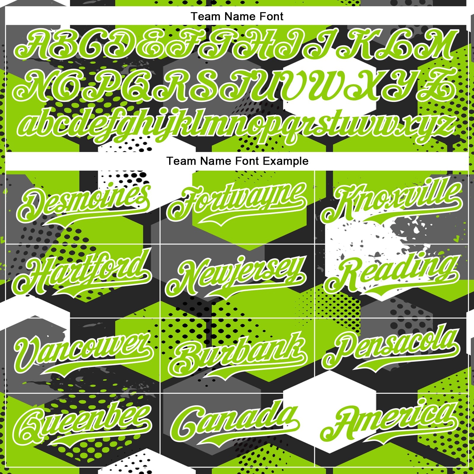 Custom Black Neon Green-White Geometric Shape Bomber Full-Snap Varsity Letterman Hoodie Jacket view 5