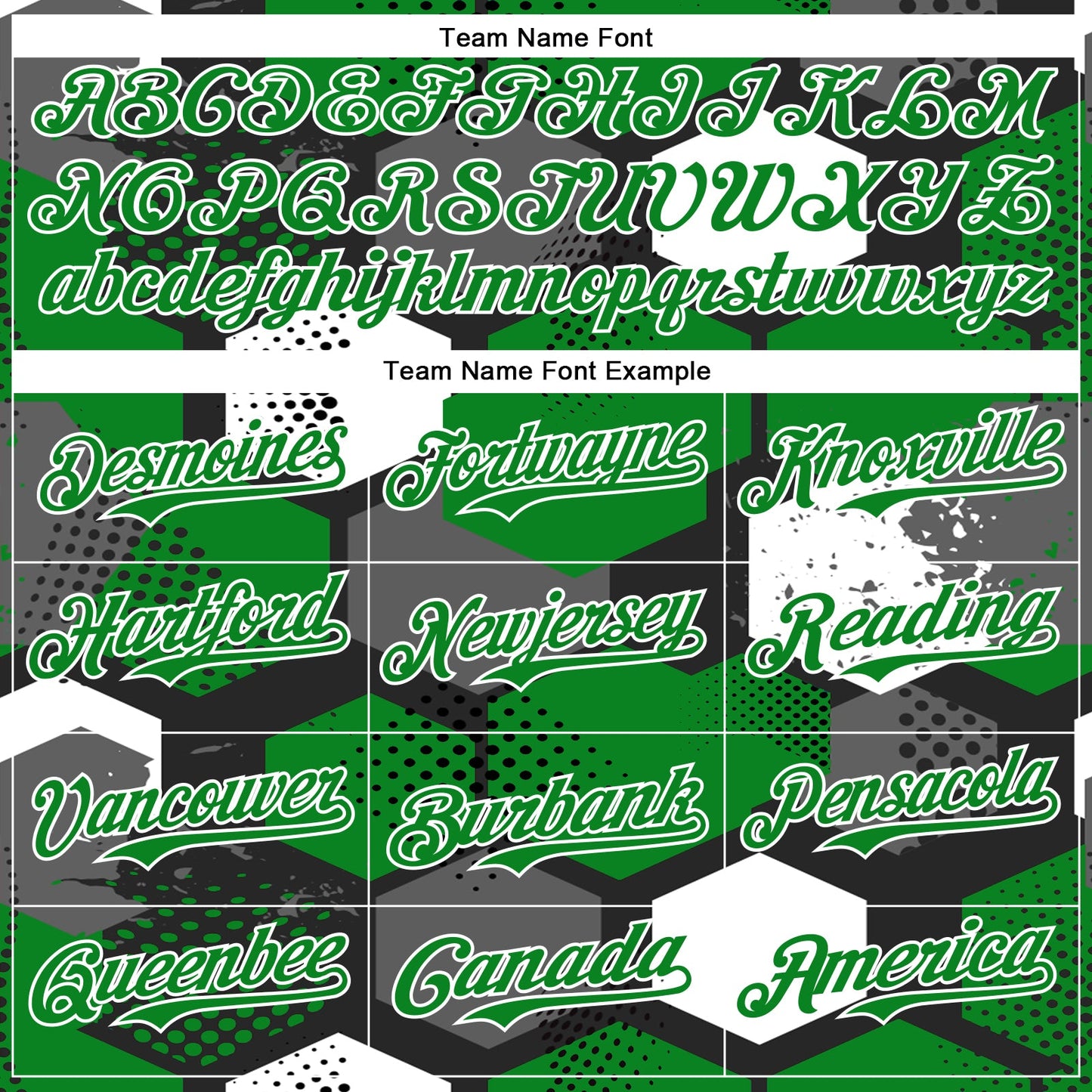 Custom Black Grass Green-White Geometric Shape Bomber Full-Snap Varsity Letterman Hoodie Jacket view 5