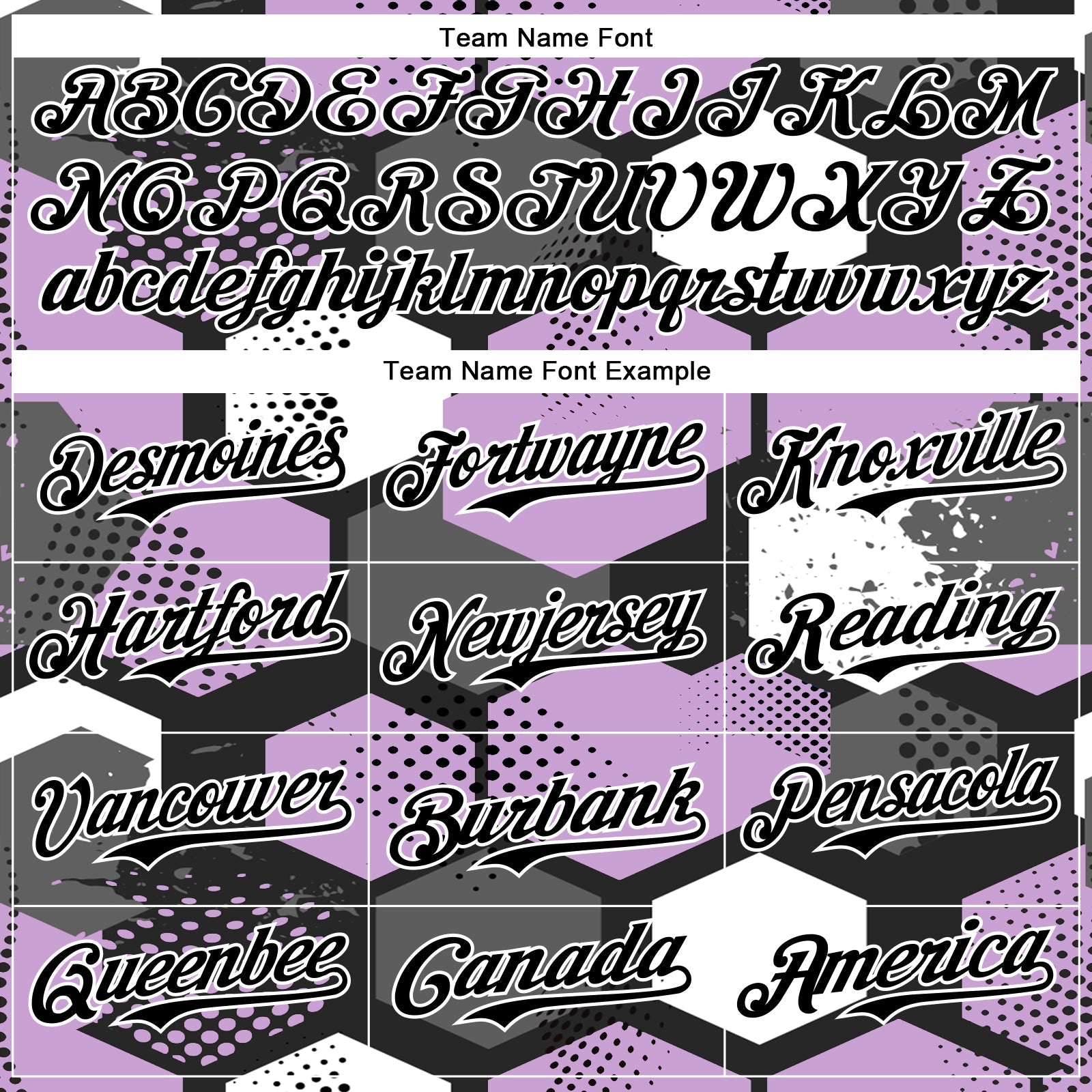 Custom Black Light Purple-White Geometric Shape Bomber Full-Snap Varsity Letterman Hoodie Jacket view 5