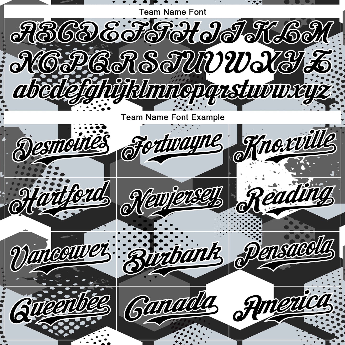 Custom Black Silver-White Geometric Shape Bomber Full-Snap Varsity Letterman Hoodie Jacket view 5