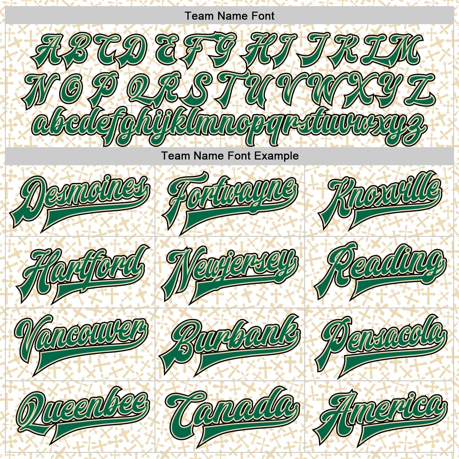 Custom White Kelly Green Cream-Black Crosses Bomber Full-Snap Varsity Letterman Jacket view 5