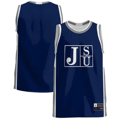 #1 J.State Tigers  Basketball Jersey Navy Stitched American College Jerseys - Main View