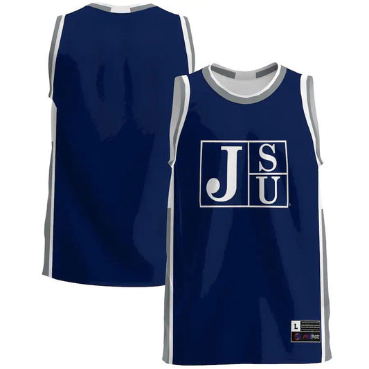 #1 J.State Tigers  Basketball Jersey Navy Stitched American College Jerseys - Main View