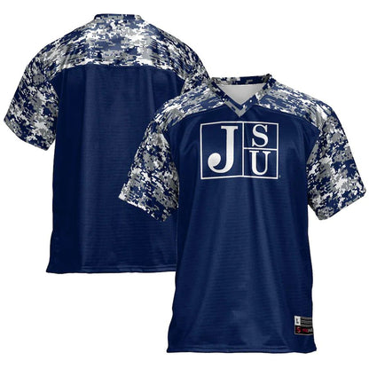 J.State Tigers Football Jersey Navy Stitched American College Jerseys - Main View