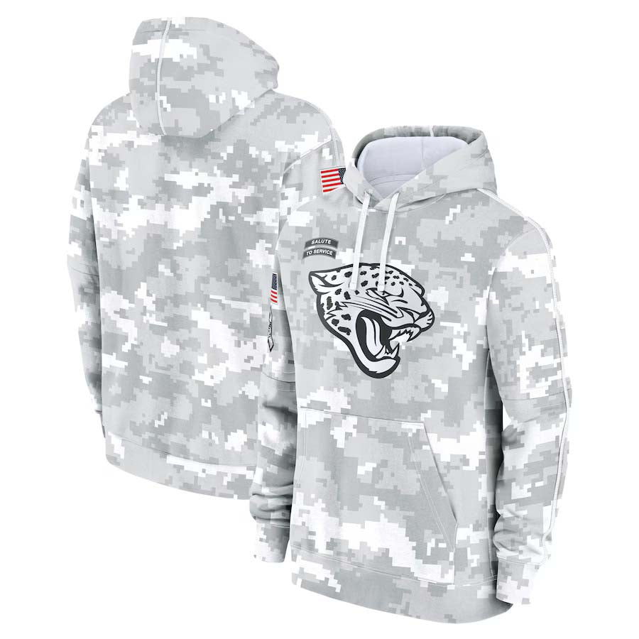 J.Jaguars 2024 Salute To Service Club Pullover Hoodie Cheap sale Birthday and Christmas gifts Stitched American Football Jerseys - Main View