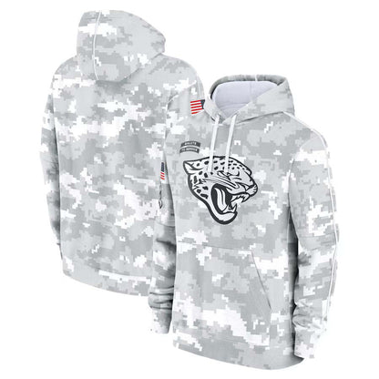J.Jaguars 2024 Salute To Service Club Pullover Hoodie Cheap sale Birthday and Christmas gifts Stitched American Football Jerseys - Main View
