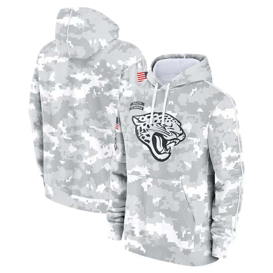 J.Jaguars 2024 Salute To Service Club Pullover Hoodie Cheap sale Birthday and Christmas gifts Stitched American Football Jerseys - Main View