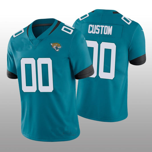 Custom J.Jaguars 2022 London Games Teal Vapor Limited Jersey Stitched American Football Jerseys - Main View