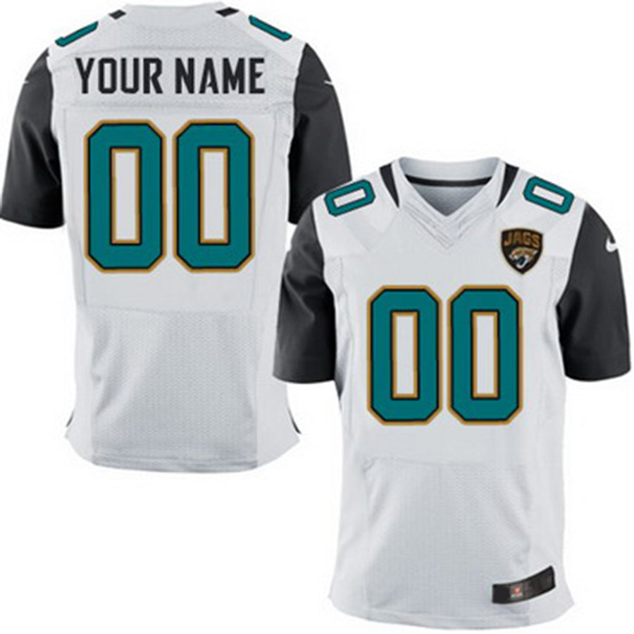 Custom J.Jaguars 2013 White Elite Jersey Stitched American Football Jerseys - Main View