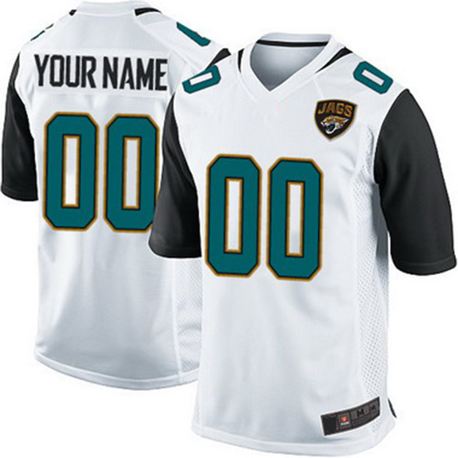 Custom J.Jaguars 2013 White Game Jersey Stitched American Football Jerseys - Main View