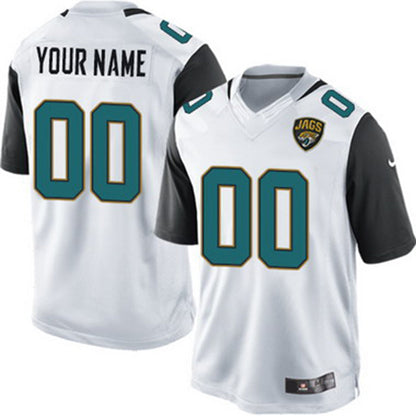 Custom J.Jaguars 2013 White Limited Jersey Stitched American Football Jerseys - Main View