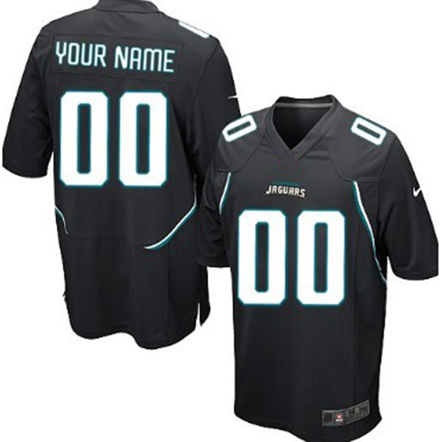 Custom J.Jaguars Black Limited Jersey Stitched American Football Jerseys - Main View