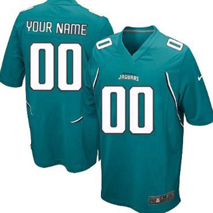 Custom J.Jaguars Green Limited Jersey Stitched American Football Jerseys - Main View
