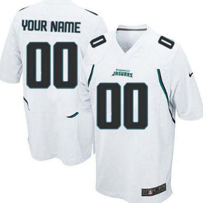 Custom J.Jaguars White Game Jersey Stitched American Football Jerseys - Main View