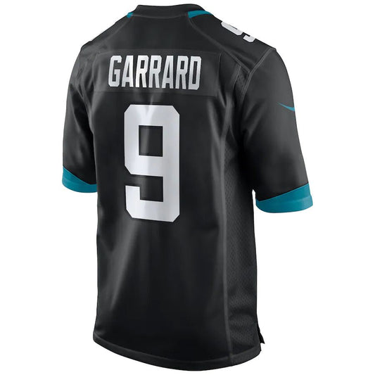 J.Jaguars #9 David Garrard Black Game Retired Player Jersey Stitched American Football Jerseys - Main View