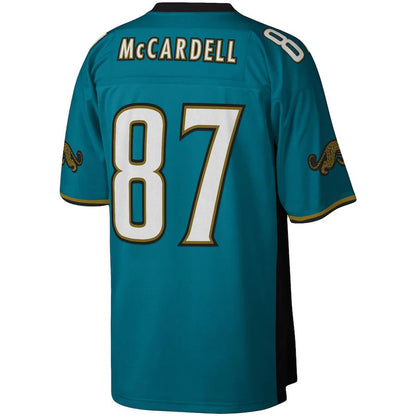 J.Jaguars #87 Keenan McCardell Mitchell & Ness Teal Legacy Replica Jersey Stitched American Football Jerseys - Main View