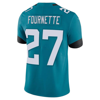 J.Jaguars #27 Leonard Fournette Teal Vapor Limited Player Jersey Stitched American Football Jerseys - Main View