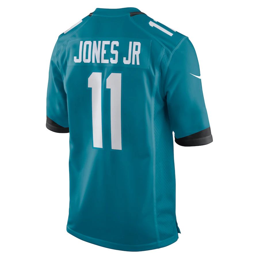J.Jaguars #11 Marvin Jones Jr. Teal Game Jersey Stitched American Football Jerseys - Main View