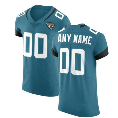 Custom J.Jaguars Teal Vapor Untouchable Elite Jersey Stitched American Football Jerseys - Main View