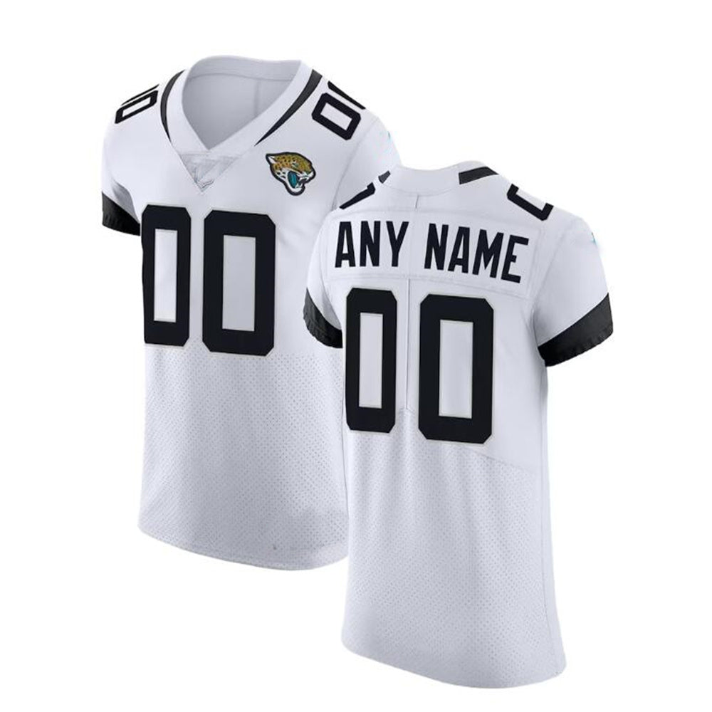 Custom J.Jaguars White Vapor Untouchable Elite Jersey Stitched American Football Jerseys - Main View