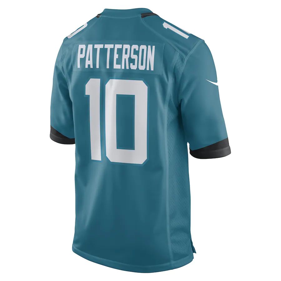 J.Jaguars #10 Riley Patterson Teal Game Player Jersey Stitched American Football Jerseys - Main View