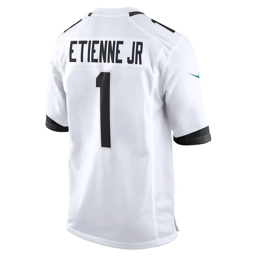 J.Jaguars #1 Travis Etienne Jr. White Game Player Jersey Stitched American Football Jerseys - Main View