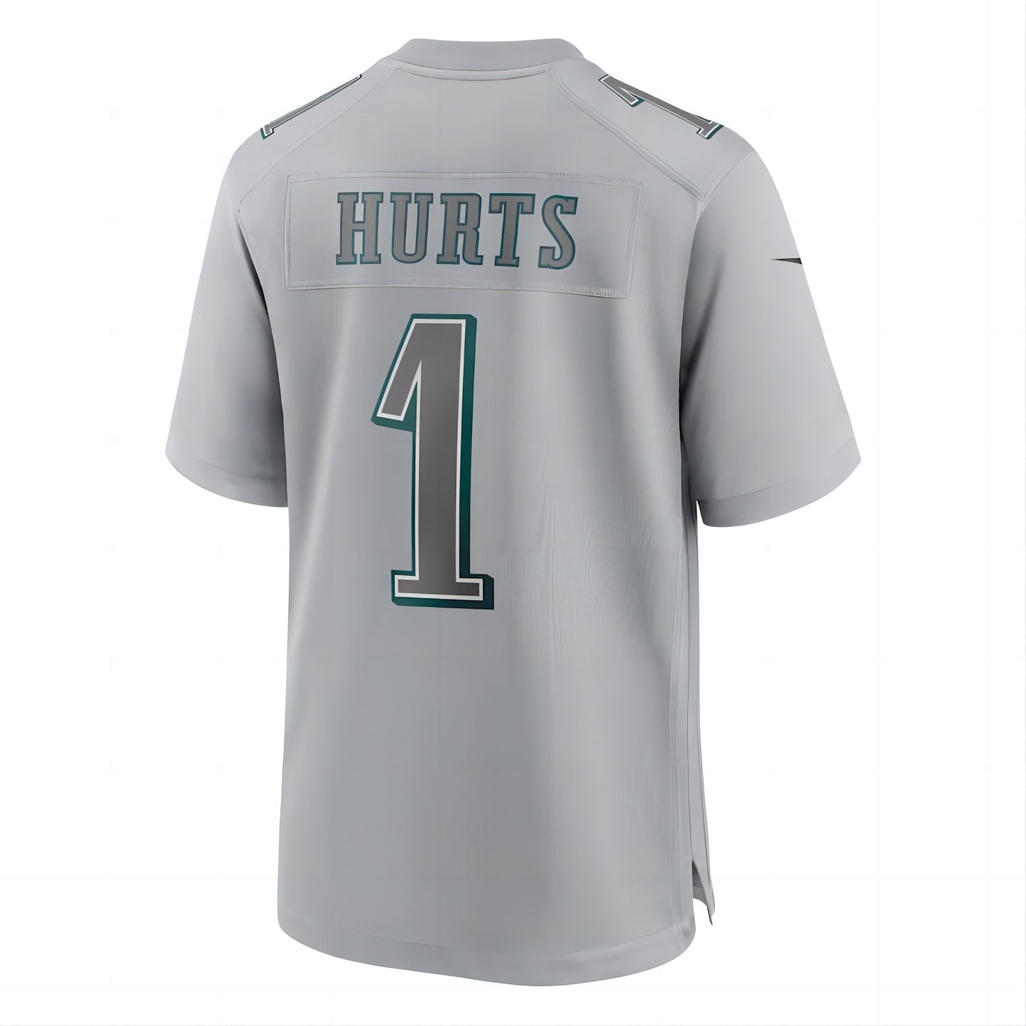 P.Eagles #1 Jalen Hurts Atmosphere Fashion Game Jersey Gray Stitched American Football Jerseys - Main View