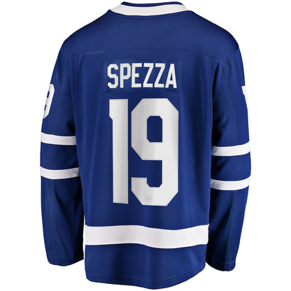 T.Maple Leafs #19 Jason Spezza Fanatics Branded Replica Player Jersey Blue Stitched American Hockey Jerseys - Main View