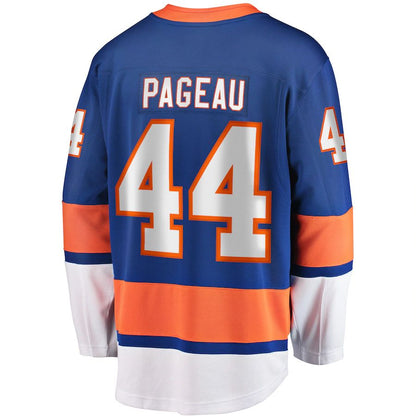 NY.Islanders #44 Jean-Gabriel Pageau Fanatics Branded Home Premier Breakaway Player Jersey Royal Stitched American Hockey Jerseys - Main View