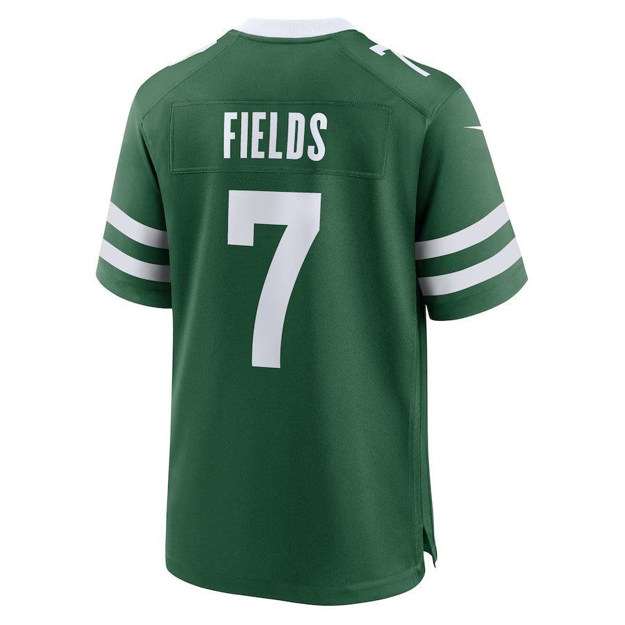 NY.Jets #7 Justin Fields Green Game Stitched American Football Jerseys - Main View