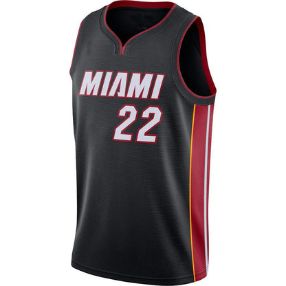 M.Heat #22 Jimmy Butler 2020-21 Swingman Jersey Icon Edition Black Stitched American Basketball Jersey - Main View