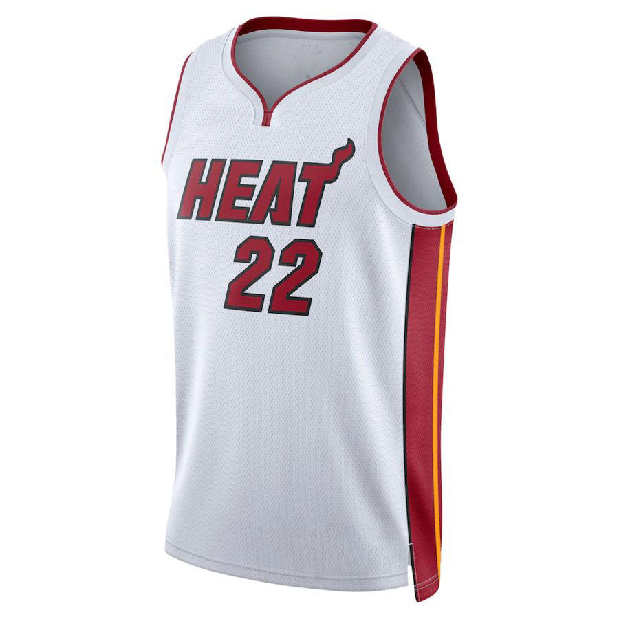 M.Heat #22 Jimmy Butler Unisex 2022-23 Swingman Jersey Association Edition White Stitched American Basketball Jersey - Main View